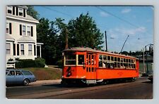 Boston Elevated Railway Train, Vintage Postcard picture