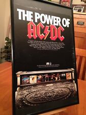 BIG 11X17 FRAMED AC/DC AC DC 
