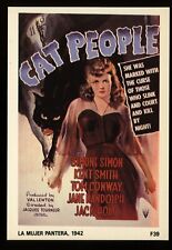 Cat People Movie Cinema Film Poster Art Postcard picture