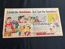 #13 Vaseline Hair Tonic Sunday Comics Section Advertisement 1959 picture