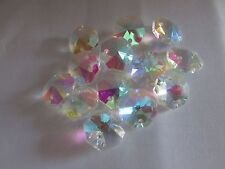 50- 14 MM AB COLOR AAA 2 HOLE  OCTAGON CRYSTAL GLASS BEADS CHANDELIER picture