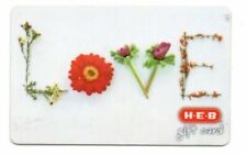 H.E.B. HEB LOVE Flowers Gift Card No $ Value Collectible picture