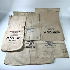 Rare Antique/Vintage NBC San Antonio Texas/Federal Reserve Bank Bags Collection picture