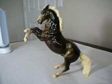 Vintage Breyer King Fighting Stallion Horse 34 Glossy Charcoal picture