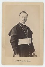 Antique c1880s Rare Cabinet Card Featuring Archbishop Michael Corrigan of NY picture