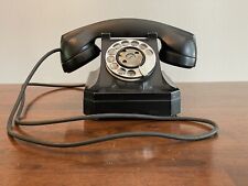 Vintage 1940s Black Stromberg Carlson Rotary Dial Desk Telephone picture