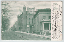 Postcard 1907 Vintage Sheffield Row Yale University Prospect St. New Haven, CT. picture