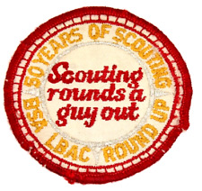 50 Years of Scouting Rounds a Guy Out Long Beach Area Council Patch California picture