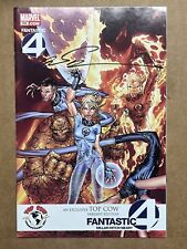 FANTASTIC 4 FOUR (2008) #554 SIGNED BY MARC SILVESTRI W/COA TOP COW VARIANT picture