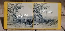 Unusal Stereoview Replica Of  Confederate Soldiers Dead In Battle Field  picture