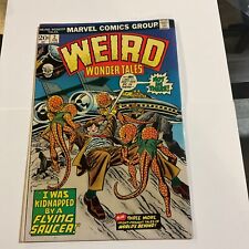 Vintage Weird Wonder Tales #2 F-VF Comic Book 1974 Gil Kane Marvel Comics Aliens picture