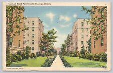 Postcard Marshall Field Apartments Chicago Illinois picture