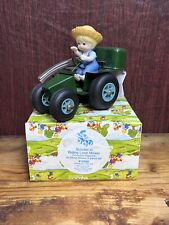 Vintage Enesco Country Cousins Scooter Riding Lawn Mower #412902 1989 YY3 picture