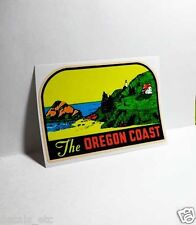OREGON COAST Vintage Style Travel Decal, Vinyl Sticker, luggage label picture