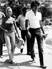 Brigitte Bardot walking a young Italian playboy Luigi Rizzi ni- 1968 Old Photo 2 picture