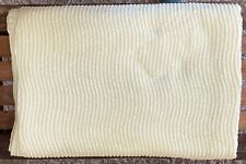 Vintage Soft Yellow Chenille Bedspread 103