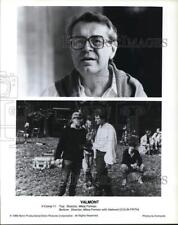1989 Press Photo Director Milos Forman & Colin Firth on 