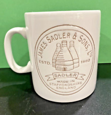 James Sadler & Sons Mug Staffordshire England Engraved 16oz Cappuccino picture