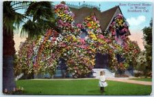Postcard - Rose Covered Home in Winter, Southern California, USA picture