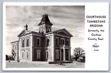 RPPC Historic Court House Formally Cochise County Seat Tombstone AZ Postcard R24 picture