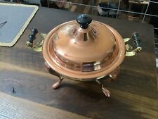 Antique Manning Bowman Copper Chafing Dish Beautiful picture