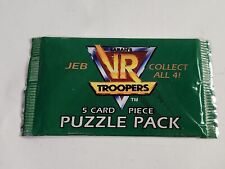 VR Troopers Saban Puzzle Pack 5 Cards 1995 Factory Sealed Pack NEW picture