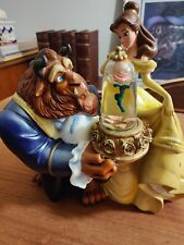 Disney Beauty and The Beast Snow Globe Rose in Dome Music Box picture