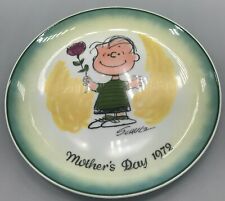 🌺MOTHERS DAY Peanuts Family Collectors Series Limited First Edition 1972 Plate picture
