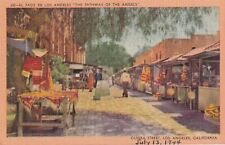 El Paso De Los Angeles California CA Olvera Street 1944 Postcard A30 picture
