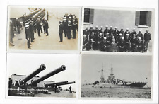 Lot of  24 RPPC Postcards Military Navy Ships Sailors picture