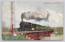 Railroad Train West Ward Ho Fast Express c1910 Antique Postcard picture