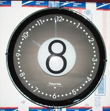 Vintage Sterling & Noble Eight Ball Wall Clock For Pool Room - Man Cave -Garage picture
