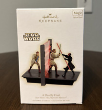 2009 Hallmark Keepsake A Deadly Duel Star Wars: The Phantom Menace Ornament picture