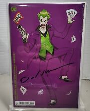 DC Comics The Joker: The Man Who Stopped Laughing #1 Nakayama Variant SIGNED picture