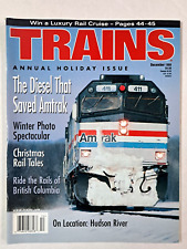 December 1999 TRAINS magazine trains railroad picture