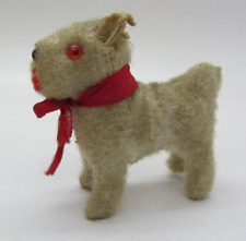 Antique Wagner for Max Carl Miniature Paper Mache? Mohair Scotty Dog Toy picture