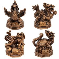 Feng Shui 4PCS The Four Spiritual Sacred Beasts White Tiger、Azure Dragon& picture