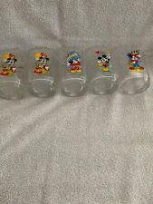 Vintage Disney World Glass 100 Years 25th Anniversary 2000 Celebration Lot of 5 picture