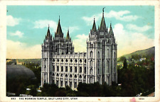 Postcard The Morman Temple, Saly Lake City, Utah picture