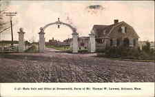 Scituate Massachusetts MA Dreamworld Post Office Main Gate c1900s-10s Postcard picture