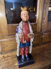 Carved German Whistler Black Forest  Old King Cole  Karl Griesbaum Very Rare. picture
