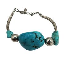 Vintage Navajo Turquoise And Silver 6