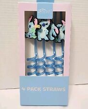 Disney Stitch 4 Pack Reusable Straws picture