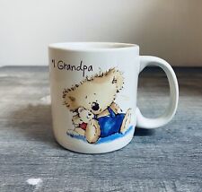 Vintage 10 Oz American Greetings Mug #1 Grandpa Grandfather Teddy Bear picture