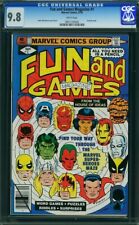 Fun and Games Magazine #1 CGC 9.8 White Pages Only 18 on Census Marvel 9/1979 picture