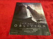 FRAMED MOVIE ADVERT 12X9 OBLIVION : TOM CRUISE picture