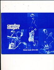 1973 Carolina Cougars ABA Media Press Guide nm NBA2 picture