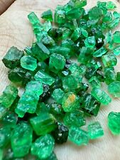 60 CT Amazing Top Green Transparent Rough Emeralds From Panjshir Afghanistan. picture