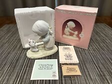 Precious Moments Feed My Sheep 1987 Members Only Figurine PM-871 picture