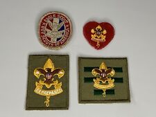 VTG 1960s Boy Scout Patch Lot First Class Life Rank Sr. Patrol Leader Eagle BSA picture